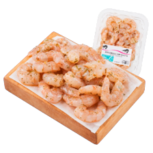 Roerbakgarnalen knoflook